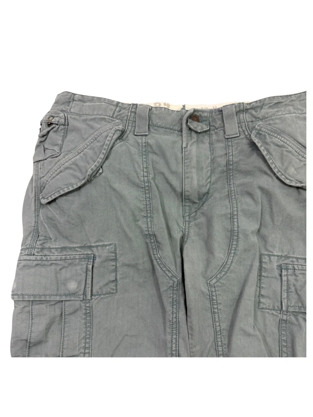 MASSIVE PRICE GOUGE 🚨‼️ Polo Ralph Lauren Vintage Gray Cargo Pants - Picture 2 of 6